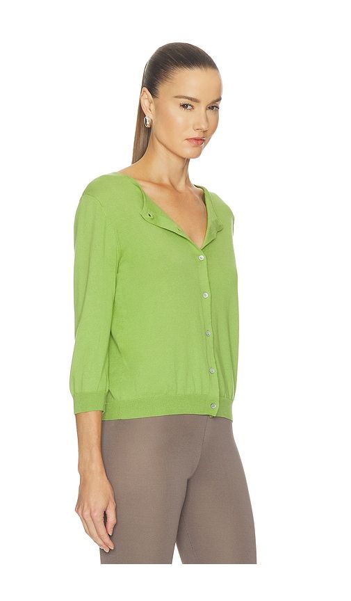 Olivia Cardigan in Green. - size S (also in XL, XS) - Geel - Modalova
