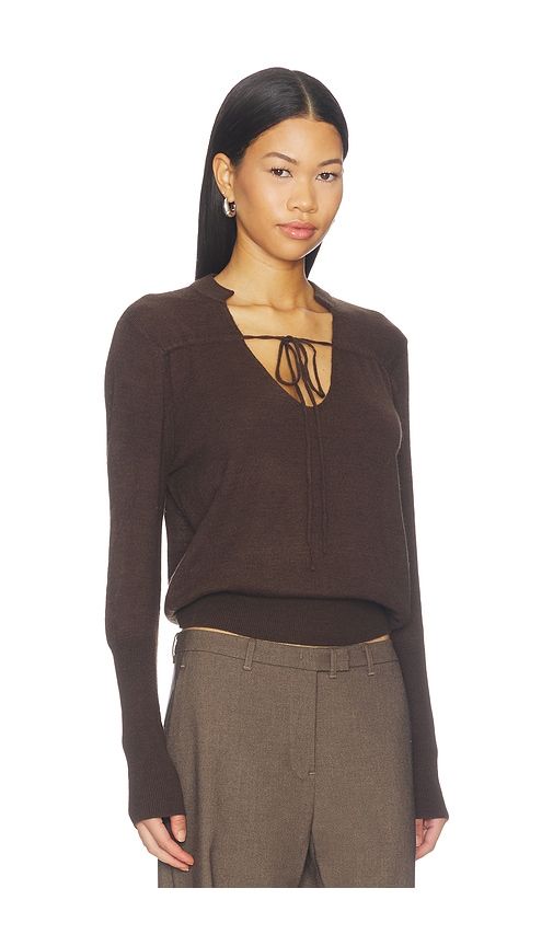 Joslyn Sweater in Chocolate. - size M (also in XL, XS) - Geel - Modalova