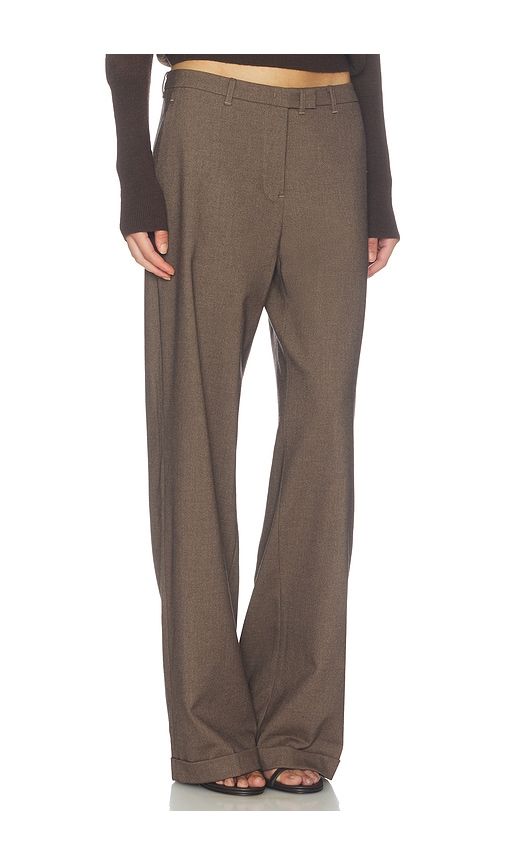 Kennedy Trouser in Chocolate. - size S (also in XS) - Geel - Modalova