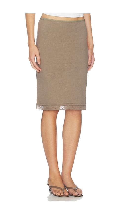 Louisa Skirt in Brown. - size L (also in M, S, XS) - Geel - Modalova