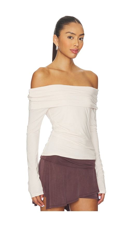Laura Top in Beige. - size L (also in M, S, XS) - Geel - Modalova