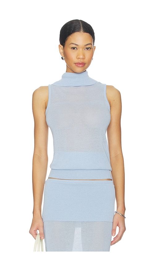 X REVOLVE Serra Tunic in Baby Blue. - size L (also in M, S, XL, XS) - Geel - Modalova