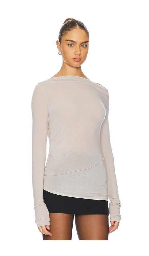 Drew Top in Grey. - size L (also in M, S, XL, XS) - Geel - Modalova