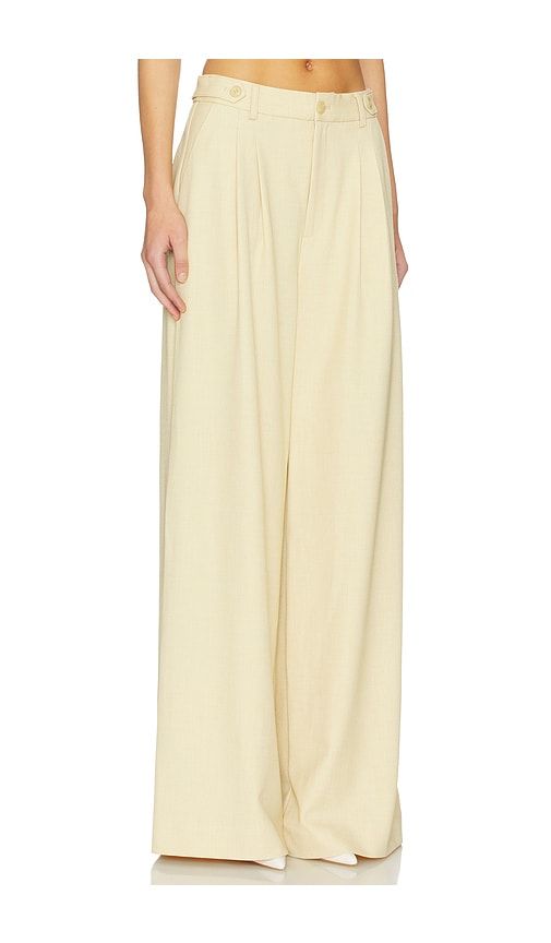 Stacy Mid Waist Pants in Beige. - size 34 (also in 36, 38, 40) - Gestuz - Modalova