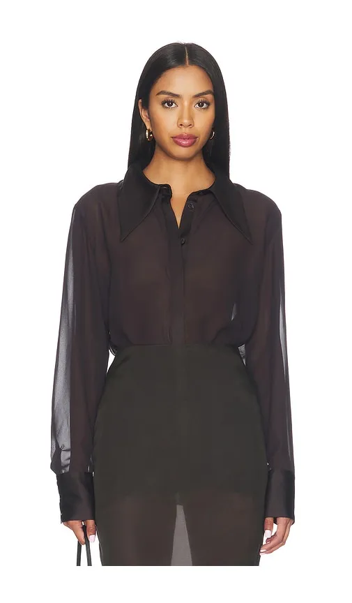 Lynne Scarf Shirt in Brown. - size 32 (also in 34, 36, 38, 40) - Gestuz - Modalova