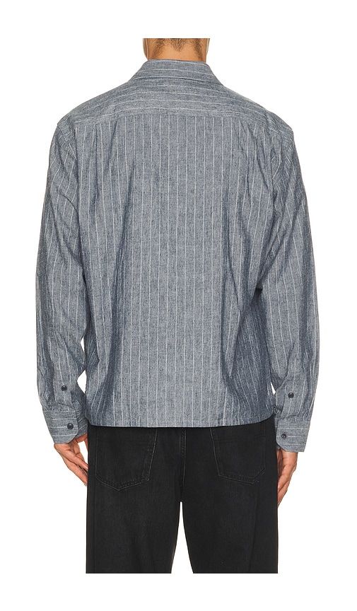 Boxy Workwear Shirt in Blue. - size L (also in M, XL/1X) - Guess Jeans - Modalova