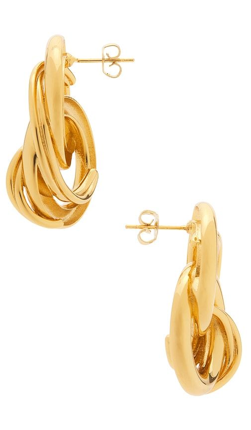Jules Earrings in Metallic - Galley Los Angeles - Modalova