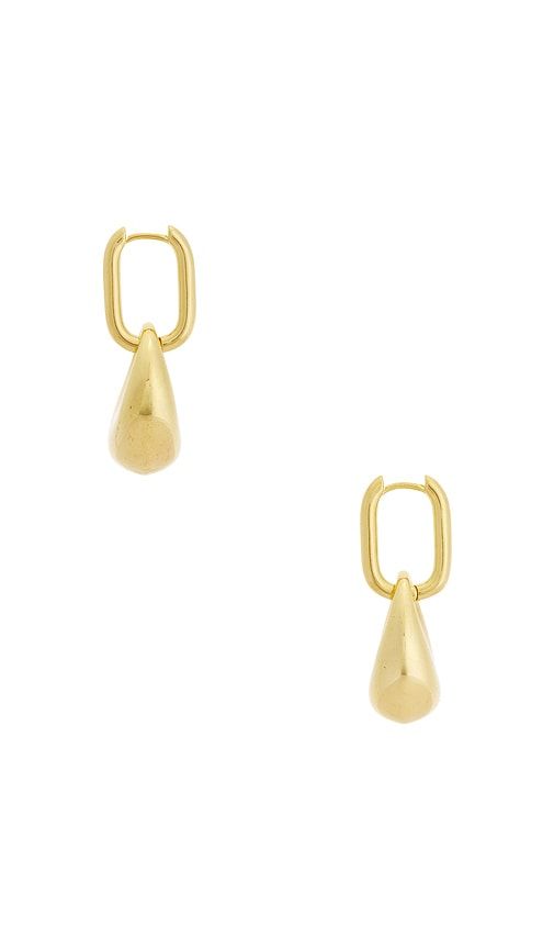 Abstract Stud Earrings in Metallic - Galley Los Angeles - Modalova