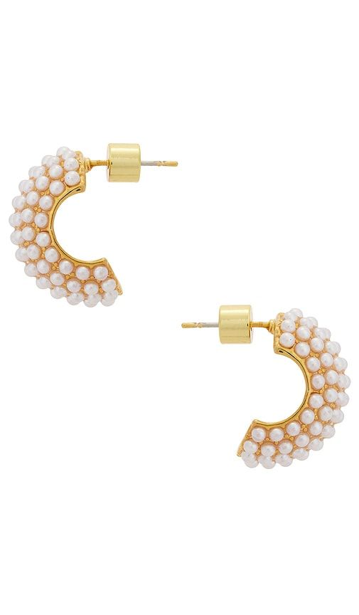 Ellie Earrings in Metallic - Galley Los Angeles - Modalova