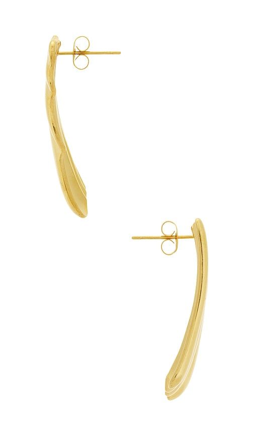 Maggie Earrings in Metallic - Galley Los Angeles - Modalova