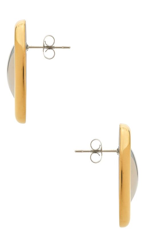 Ash Stud Earrings in Metallic - Galley Los Angeles - Modalova