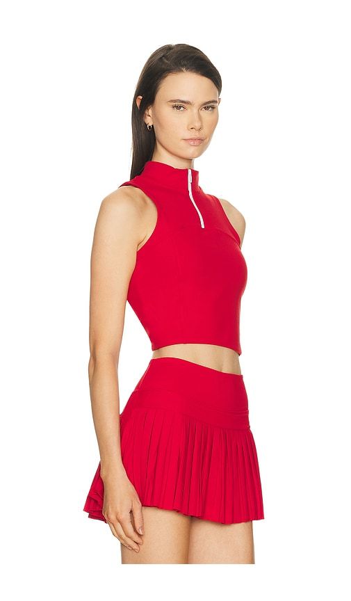 Day To Night Quarter Zip Top in Red. - size XL (also in XS) - Gold Hinge - Modalova