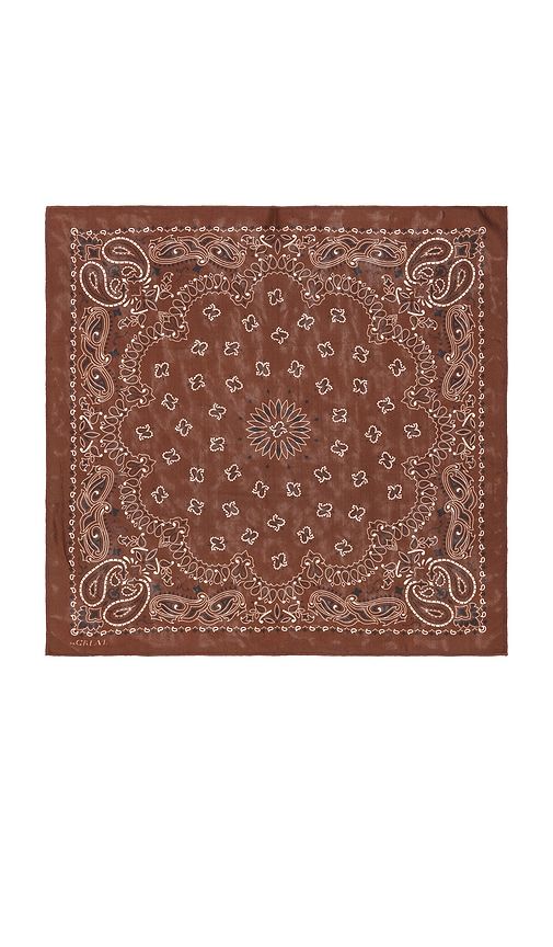 The Silk Bandana in Brown - The Great - Modalova