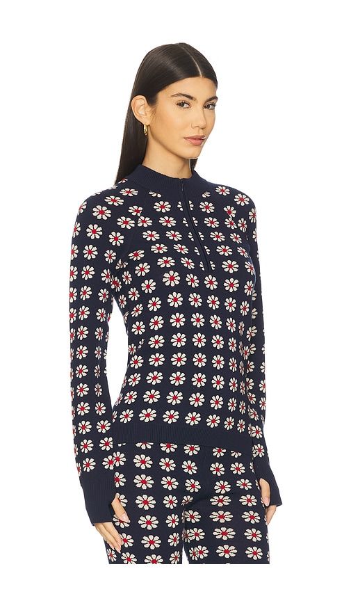 Merino Quarter Zip in Navy. - size L (also in M, XS) - The Great - Modalova