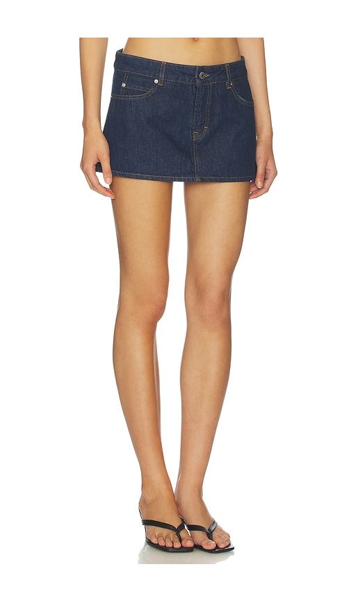 Evette Micro Skort in Blue. - size 26 (also in 27, 28, 29, 30, 31, 32) - GRLFRND - Modalova