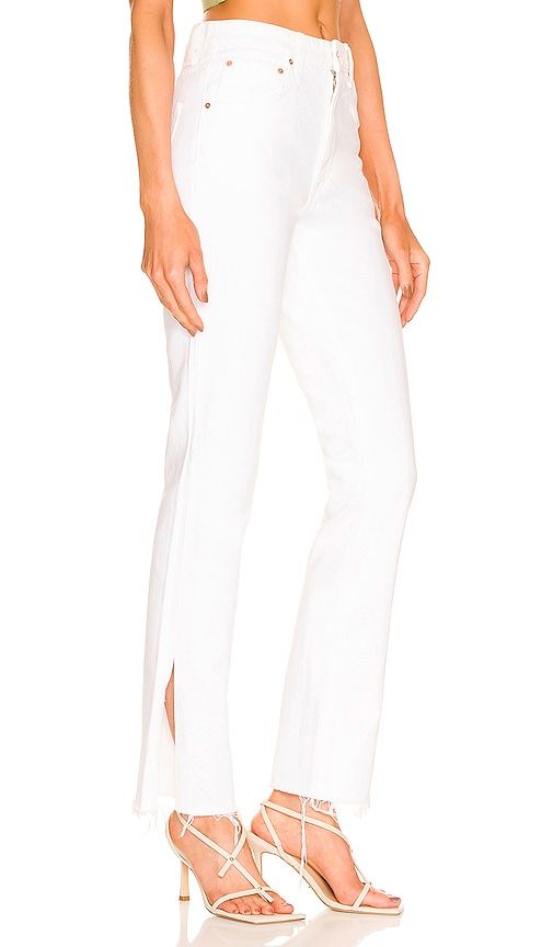 Harlow High Rise Boot Jeans in White. - size 24 (also in 31, 32) - GRLFRND - Modalova