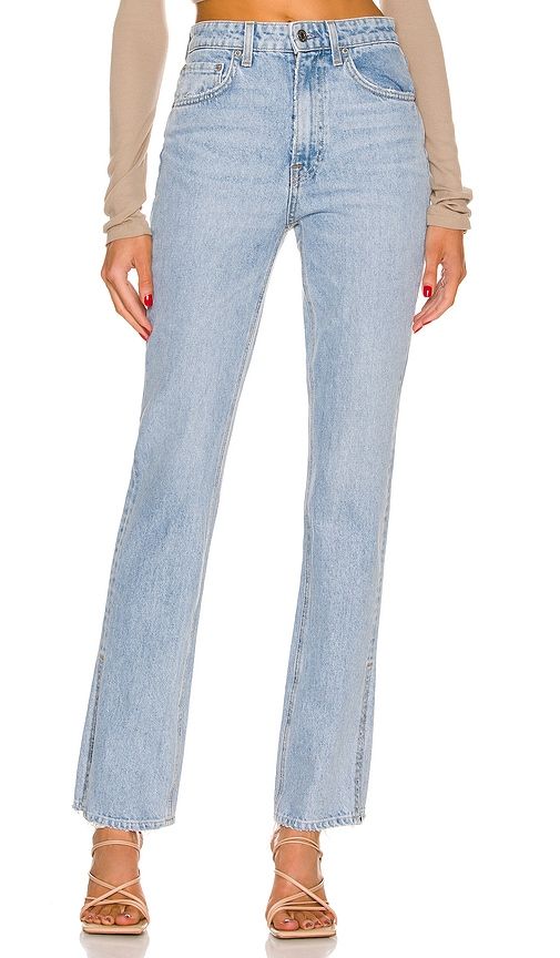 Harlow High Rise Boot Slit Jeans in Denim-Light. - size 23 (also in 29, 31, 32) - GRLFRND - Modalova