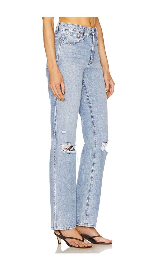 Sara Super High Rise Slim Straight Jeans in Denim-Light. - size 23 (also in 24, 25) - GRLFRND - Modalova