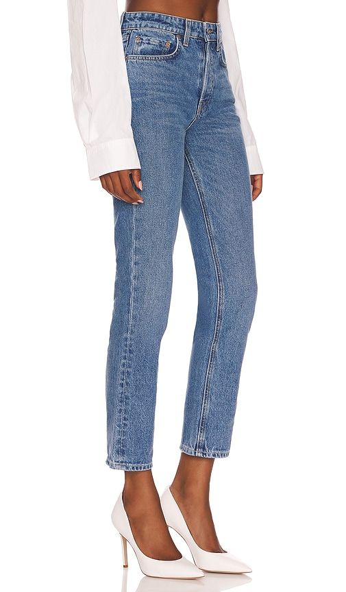 Karolina High Rise Skinny in Denim-Medium. - size 31 (also in 32) - GRLFRND - Modalova