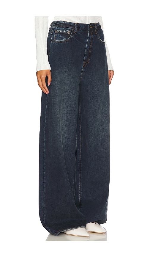 Rowan Oversized Baggy Jeans in Denim-Dark. - size 24 (also in 25) - GRLFRND - Modalova