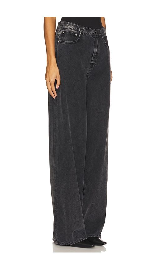 Angelina Baggy Slouchy Jeans in Black. - size 25 (also in 27) - GRLFRND - Modalova