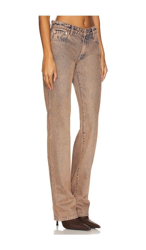 Isabel Low Rise Straight Jeans in Brown. - size 23 (also in 24, 25, 26, 31) - GRLFRND - Modalova