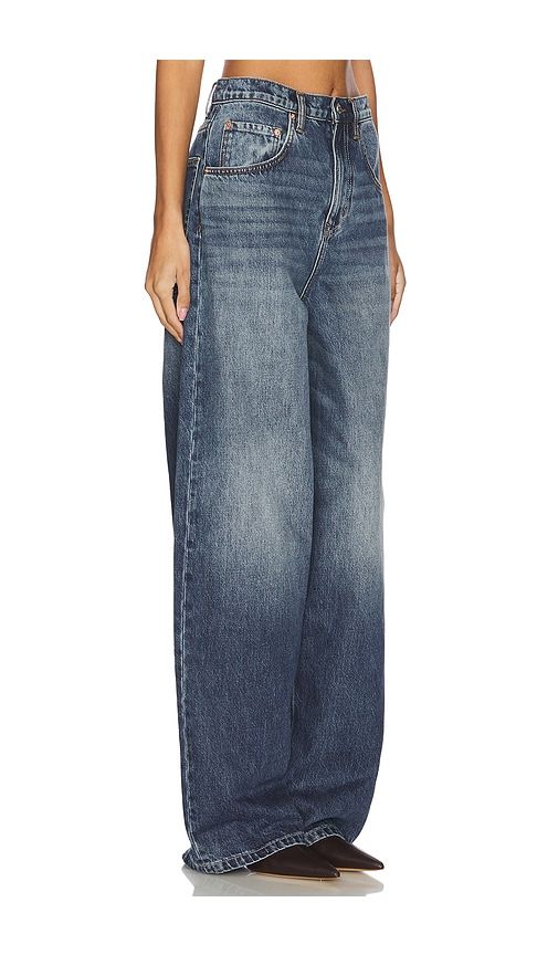 Enya Drop Rise Jeans in Denim-Dark. - size 24 (also in 29) - GRLFRND - Modalova