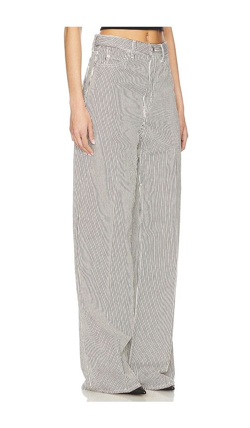 Rey High Rise Wide Jeans in Black,White. - size 30 (also in 32) - GRLFRND - Modalova
