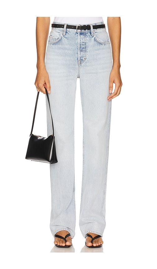 Graham High Rise Straight Jeans in Blue. - size 24 (also in 27, 28) - GRLFRND - Modalova