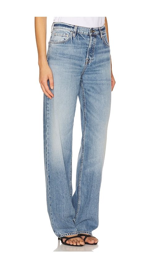 Bella Low Rise Boyfriend in Blue. - size 25 (also in 27) - GRLFRND - Modalova