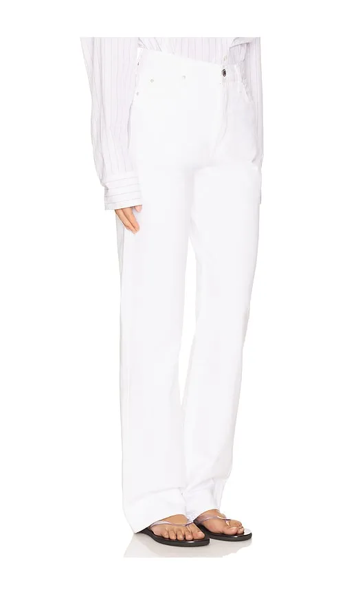Graham High Rise Straight in White. - size 24 (also in 28, 29, 30, 31, 32) - GRLFRND - Modalova