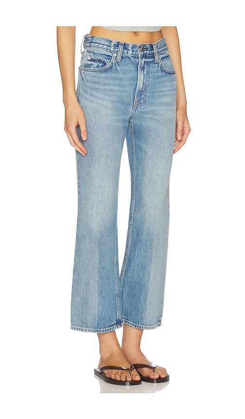 Danie Crop in Blue. - size 24 (also in 25, 26, 27, 28, 29, 31, 32) - GRLFRND - Modalova
