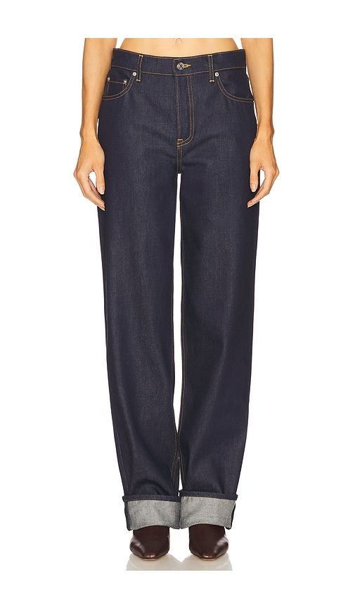Bella Low Rise Boyfriend in Blue. - size 26 (also in 27, 28, 29, 30, 31) - GRLFRND - Modalova