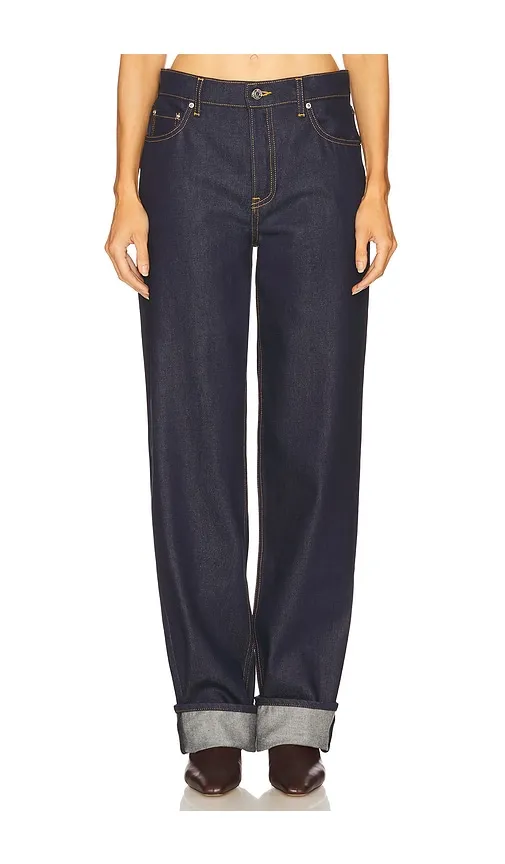 Bella Low Rise Boyfriend in Blue. - size 26 (also in 28, 29, 30, 31) - GRLFRND - Modalova