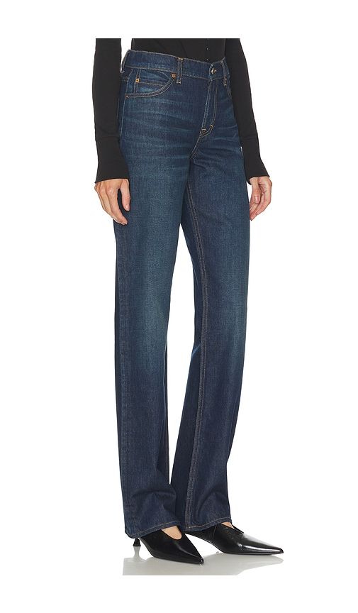 Graham Low Rise in Blue. - size 28 (also in 29, 30) - GRLFRND - Modalova
