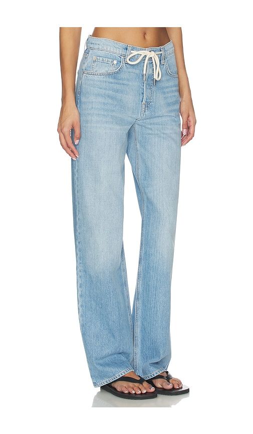 Bella Low Rise Boyfriend Drawstring in Blue. - size 27 (also in 29, 31) - GRLFRND - Modalova