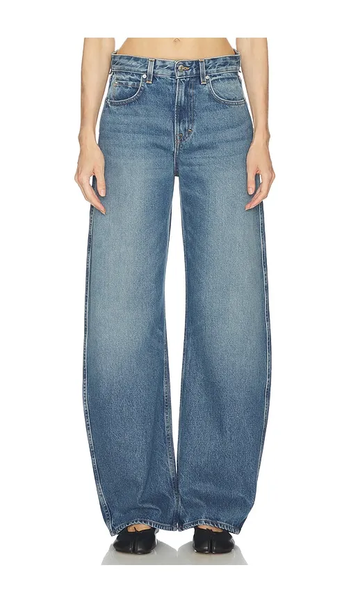 Austen Low Rise Curve Detached Waist in Blue. - size 23 (also in 25, 26, 27, 29) - GRLFRND - Modalova