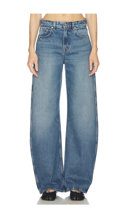 Austen Low Rise Curve Detached Waist in Blue. - size 25 (also in 23, 26, 27, 29) - GRLFRND - Modalova