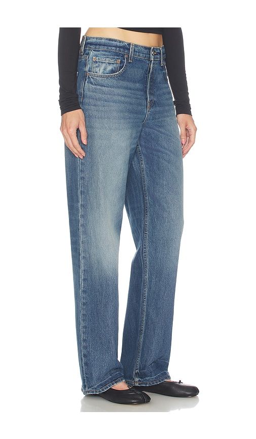 Bella Low Rise Boyfriend in Blue. - size 27 (also in 23, 24, 25, 26, 28, 29, 30, 31, 32) - GRLFRND - Modalova
