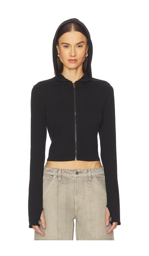 Shrunken Zip Hoodie in . - size S (also in XXS, XS) - GRLFRND - Modalova