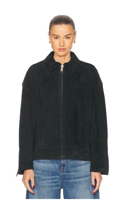 Alek Suede Jacket in . - size L (also in XL) - GRLFRND - Modalova