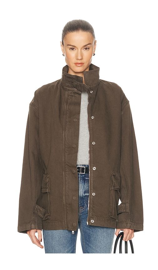 Logan Jacket in Brown. - size M (also in S, XL, XXS) - GRLFRND - Modalova