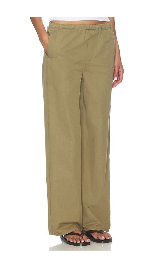 Kacey Pull On Wide Leg in Green. - size L (also in M, S, XL, XS, XXS) - GRLFRND - Modalova