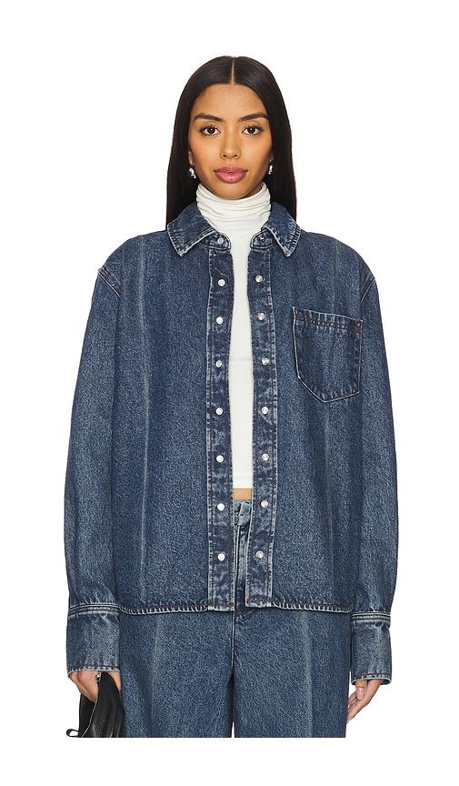 Mae Button Down in Blue. - size M (also in S, XL, XS) - GRLFRND - Modalova