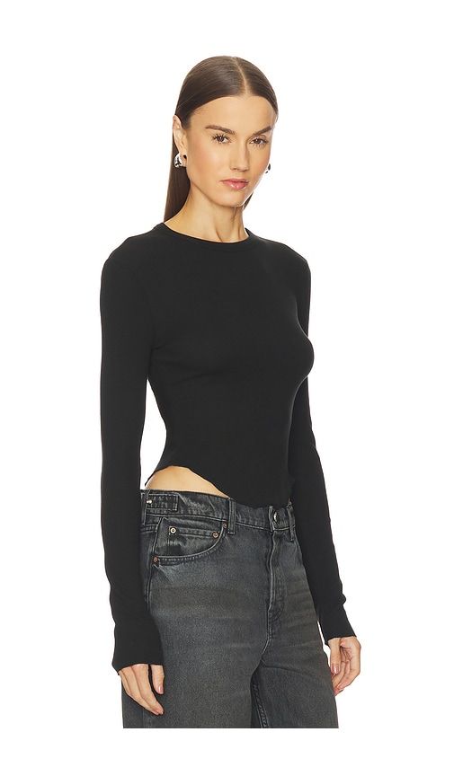 Scoop Hem Long Sleeve Tee in . - size S (also in XXS, XS, M, L, XL) - GRLFRND - Modalova