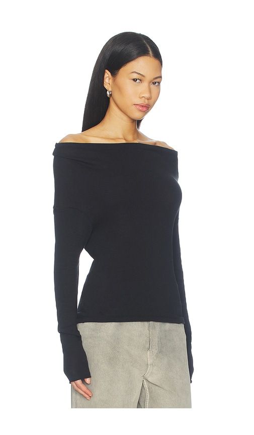 Off Shoulder Long Sleeve Tee in . - size XXS (also in XS, S, M, L, XL) - GRLFRND - Modalova