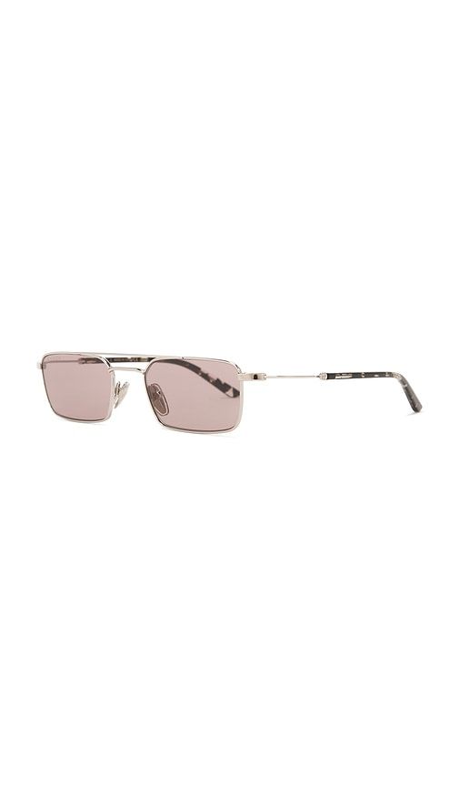 Metal Frame Rectangular Sunglasses in Metallic - Gucci - Modalova