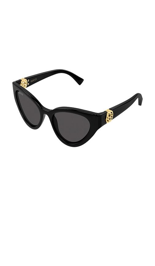 Gucci Cat Eye Sunglasses in Black - Gucci - Modalova