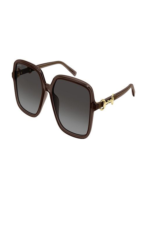 Butterfly Sunglasses in Brown - Gucci - Modalova