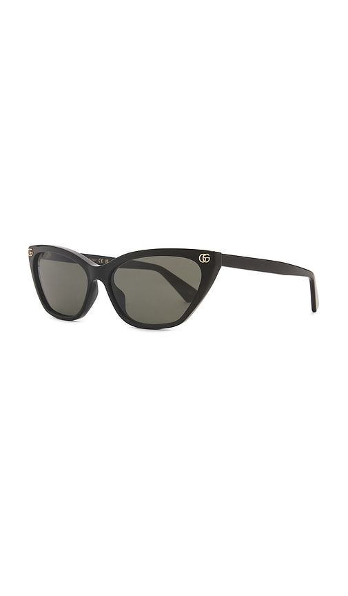 Gucci Cat Eye Sunglasses in Black - Gucci - Modalova